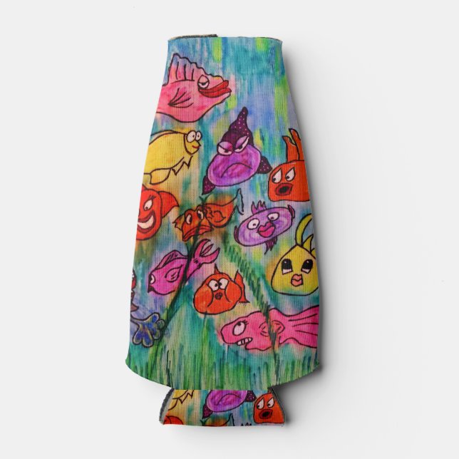 Enfriador De Botellas Gran cantidad de botellas de pescado y Refrigerado (Anverso)