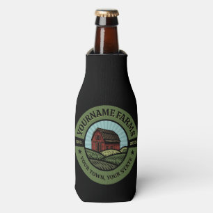 Enfriador De Botellas Granero Antiguo ADD NOMBRE Granja Agrícola Cultivo