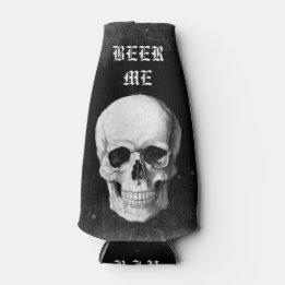 Enfriador De Botellas Grunge Skull