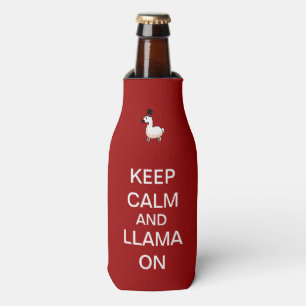 Enfriador De Botellas Guarde la calma y la llama encendido