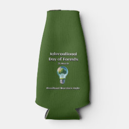 Enfriador De Botellas Guerreros De Woodland Unen. Día de los Bosques (FD