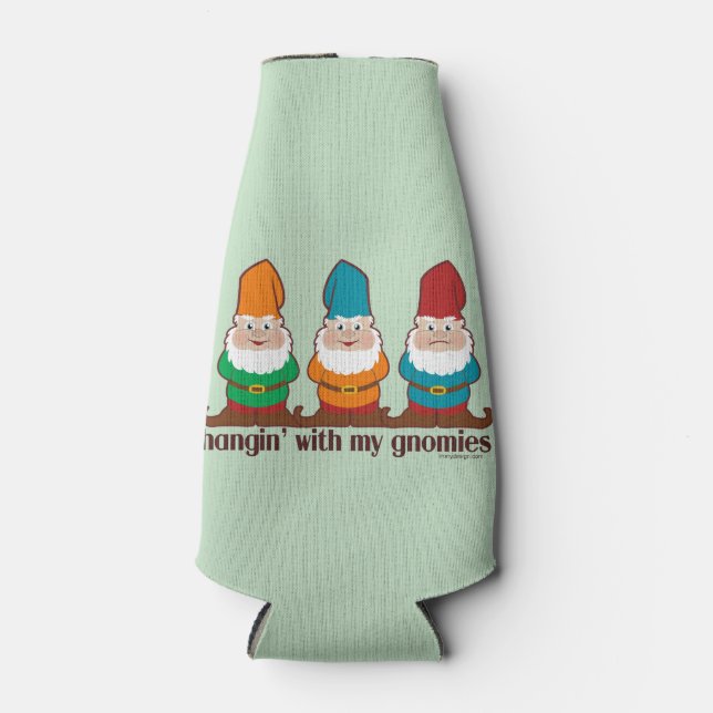 Enfriador De Botellas Hangin' con mis gnomos (Anverso)