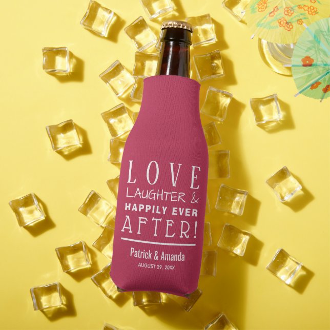 Enfriador De Botellas Happily Ever After BODA MAGENTA (Verano in situ)
