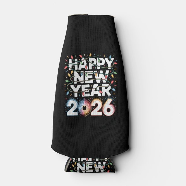 Enfriador De Botellas Happy New Year 2026 (Anverso)