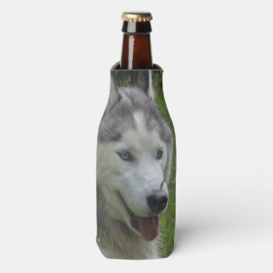 Enfriador De Botellas Hermoso Perro espantado Siberiano