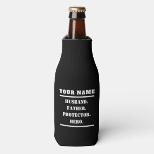 Enfriador De Botellas Héroe del protector de padre de marido personaliza
