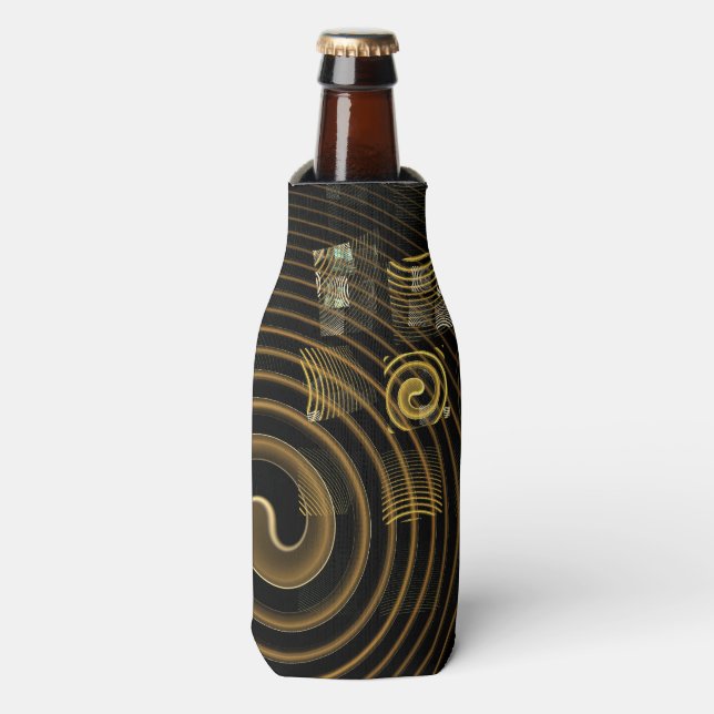 Enfriador De Botellas Hipnosis Arte abstracto (Frente de la botella)