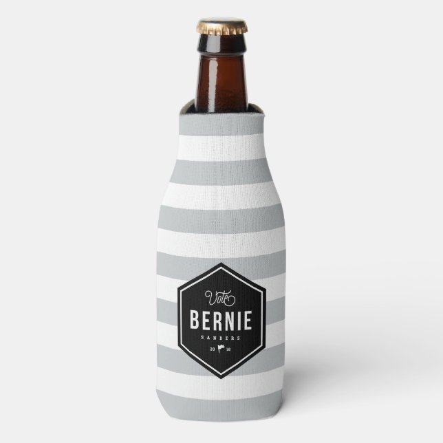 Enfriador De Botellas Hipster Bernie (Frente de la botella)