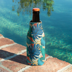 Enfriador De Botellas Hojas tropicales exóticas - Bonita naturaleza