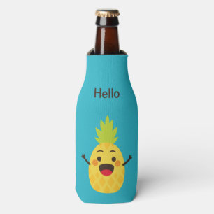 Enfriador De Botellas ¡Hola amigos! Ilustracion de piña
