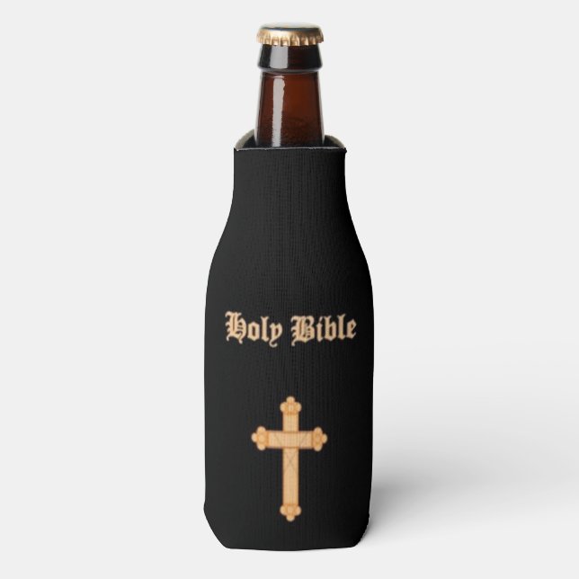 ENFRIADOR DE BOTELLAS HOLY BIBLE (Frente de la botella)