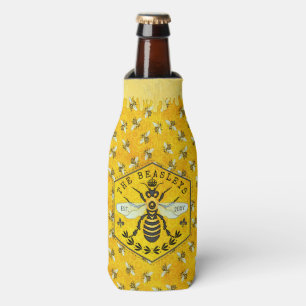 Enfriador De Botellas Honeybee Honeycomb Bee Bumblebee Crown   PERSONALI