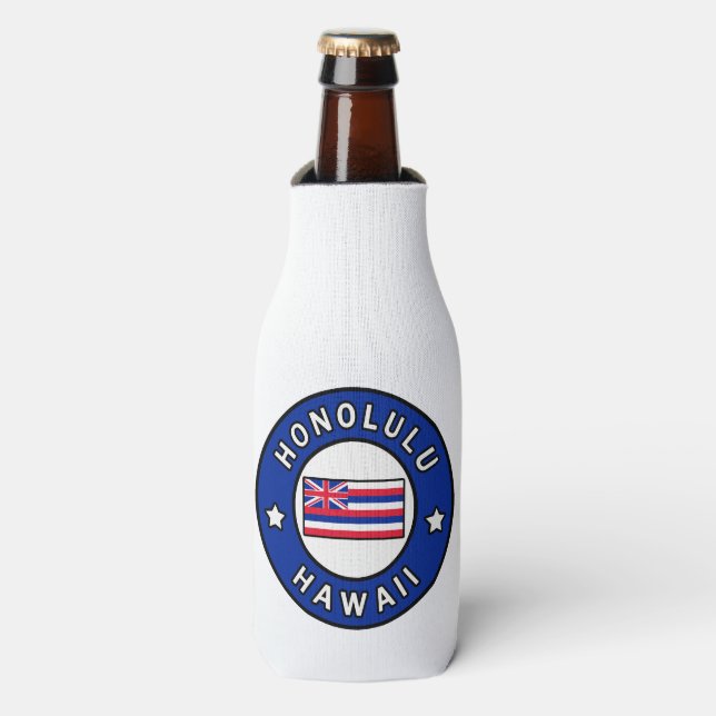 Enfriador De Botellas Honolulu Hawaii (Frente de la botella)