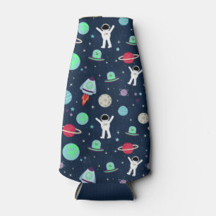 Enfriador De Botellas Ilustración de patrón espacial