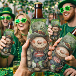 Enfriador De Botellas Ilustración divertida de duende