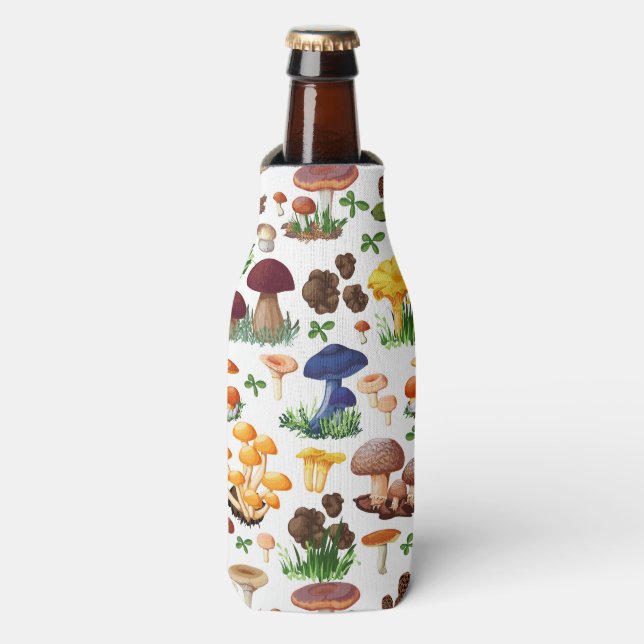 Enfriador De Botellas Ilustracion hongos (Frente de la botella)