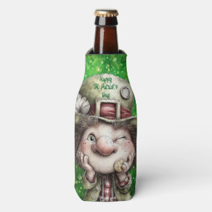 Enfriador De Botellas Ilustración juguetona de duende 