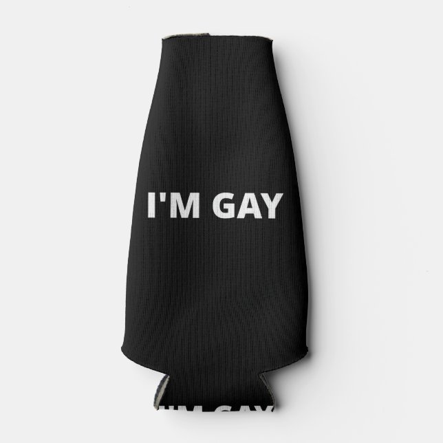 Enfriador De Botellas I'm Gay (Anverso)