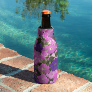 Enfriador De Botellas Imagen fotográfica de flores de gloria de la mañan