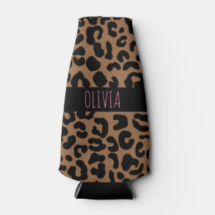 Enfriador De Botellas Impresión de piel localizada de leopardo