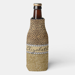Enfriador De Botellas IMPRESIÓN FOTOGRÁFICA Diamante de imitación del Pu