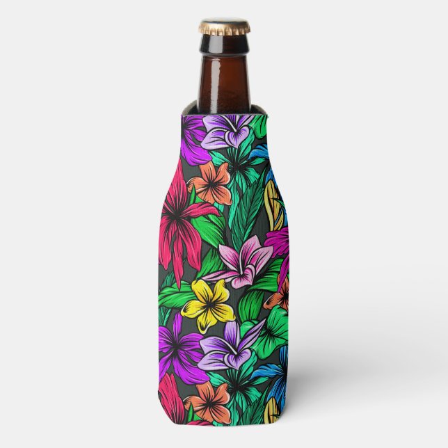 Enfriador De Botellas Impresión hawaiana (Frente de la botella)