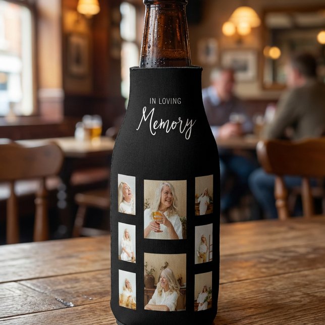 Enfriador De Botellas In Loving Memory | 8 Photo Collage Memorial (Subido por el creador)