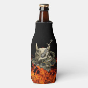 Enfriador De Botellas Incendio en Python Snake Demon Skull