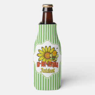Enfriador De Botellas Increíble ayudante girasoles y abejas