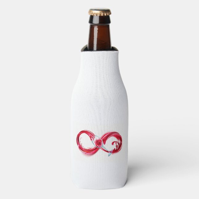 Enfriador De Botellas Infinito con vino Rojo (Frente de la botella)