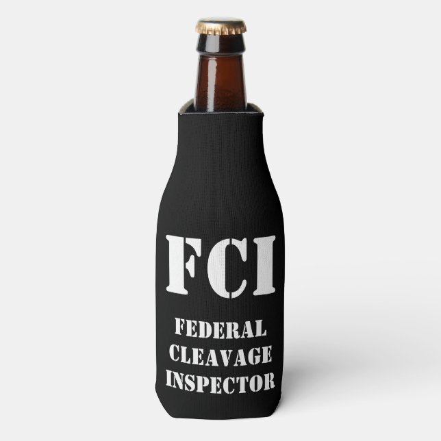 ENFRIADOR DE BOTELLAS INSPECTOR DE LIMPIEZA FEDERAL (Frente de la botella)