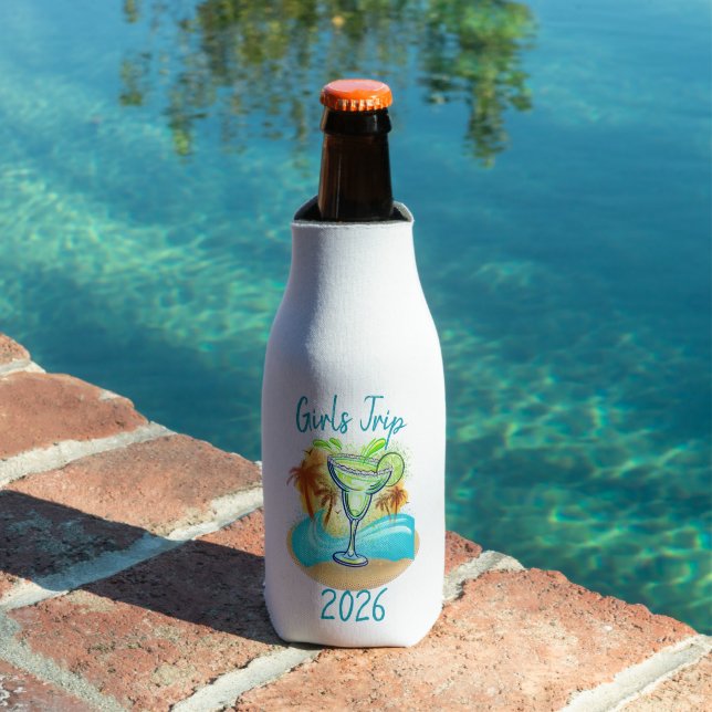 Enfriador De Botellas Isla Tropical Personalizada (Piscina in situ)