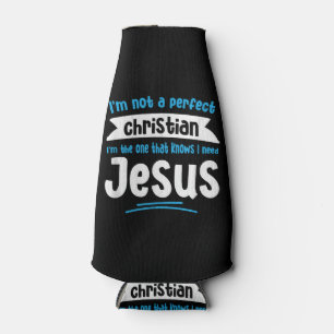 Enfriador De Botellas Jesús Hombres Mujeres Niños Divertidos Biblias Cri