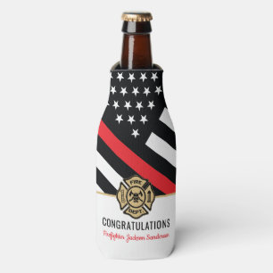 Enfriador De Botellas Jubilación de la retirada de los bomberos Felicita