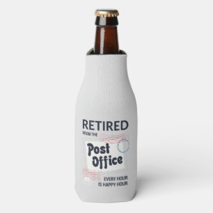 Enfriador De Botellas Jubilación Personalizada Trabajador Postal Reparto