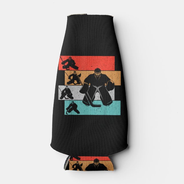 Enfriador De Botellas Jugador de hockey sobre hielo (Anverso)