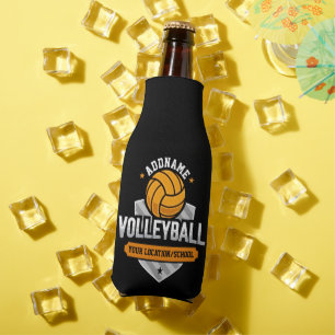 Enfriador De Botellas Jugador del equipo universitario de voleibol