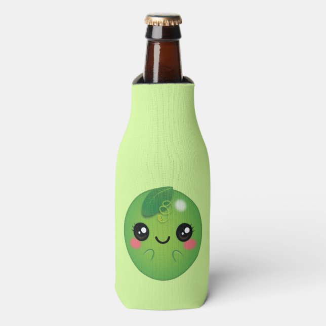 Enfriador De Botellas Kawaii Pea (Frente de la botella)
