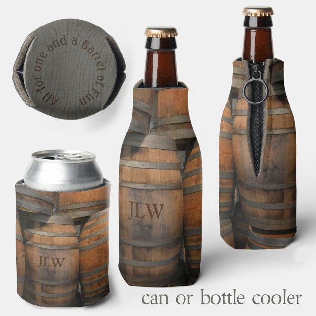 Enfriador De Botellas Kegs de barril de madera Monogramado Fotografía (Subido por el creador)