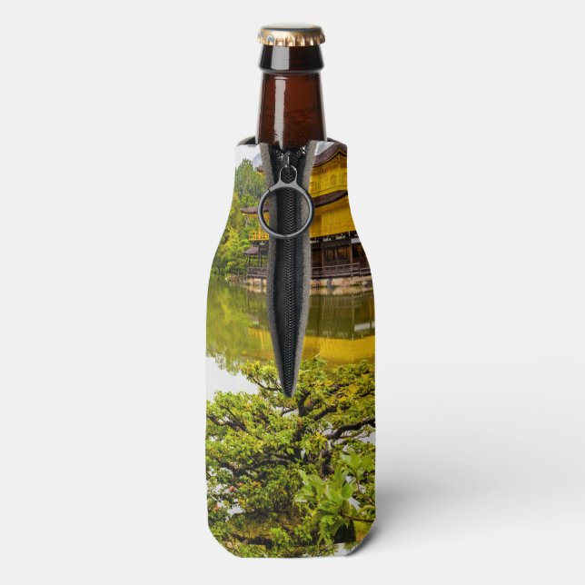 Enfriador De Botellas Kinkaku-ji O Pabellón Y Estanques De Oro, Kioto (Reverso de la botella)