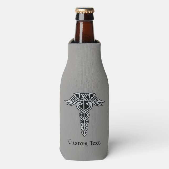 Enfriador De Botellas Knot Caduceus Celtic (Frente de la botella)