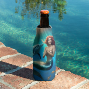 Enfriador De Botellas "La danza del océano: el viaje de una sirena y del