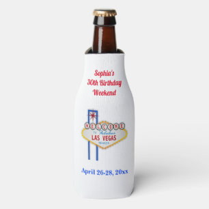 Enfriador De Botellas La fiesta de cumpleaños de Las Vegas