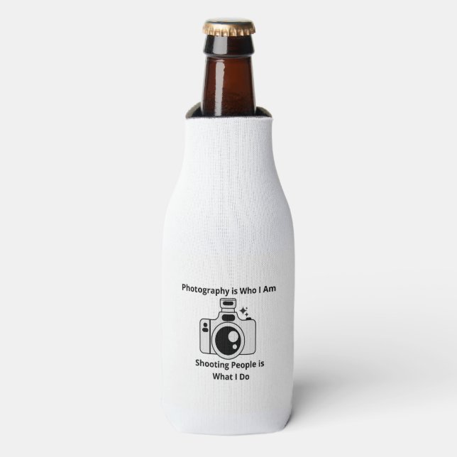 Enfriador De Botellas La fotografía es quién soy el refrigerador de bote (Frente de la botella)