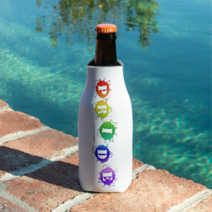 Enfriador De Botellas La señal de orgullo de colores arcoíris de Slipper