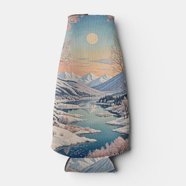 Enfriador De Botellas La tranquilidad del invierno (Anverso)