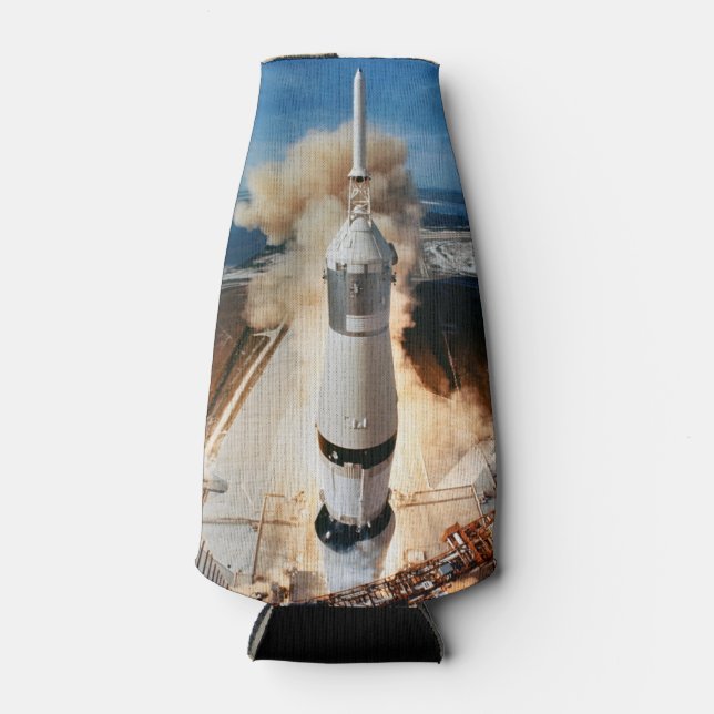 Enfriador De Botellas Lanzamiento del cohete Saturn V 1969 Nave espacial (Anverso)
