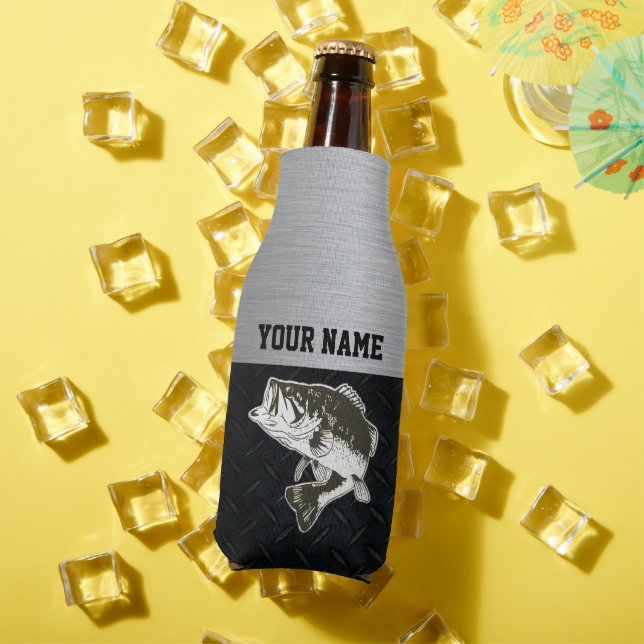 Enfriador De Botellas Largemouth Bass Hombres Refrigerador de cerveza (Verano in situ)