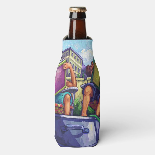 Enfriador De Botellas Lectura de verano (Frente de la botella)