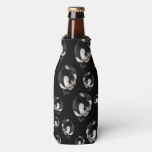 Enfriador De Botellas Lemures blancos negros Stubby Cooler Holder